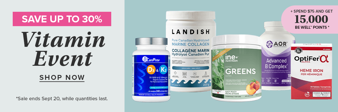 Save up to 30% on the Vitamin Event