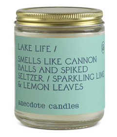 Anecdote Candles Lake Life Glass Jar Candle