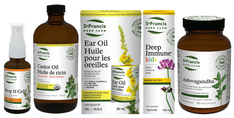 Économisez jusqu'à 25 % sur les produits St. Francis Herb Farm