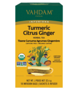 Vahdam Herbal Tea Turmeric Citrus Ginger