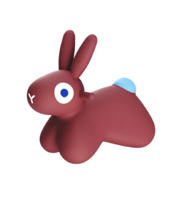 Quut Hoppi Bouncing Bunny Burgundy
