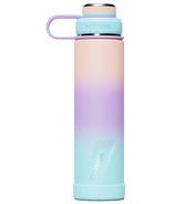 EcoVessel Boulder Insulated Stainless Steel Water Bottle Cotton Candy Ombre
