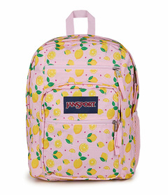 Jansport Big Student Backpack Lemonade Stand Pink Ice