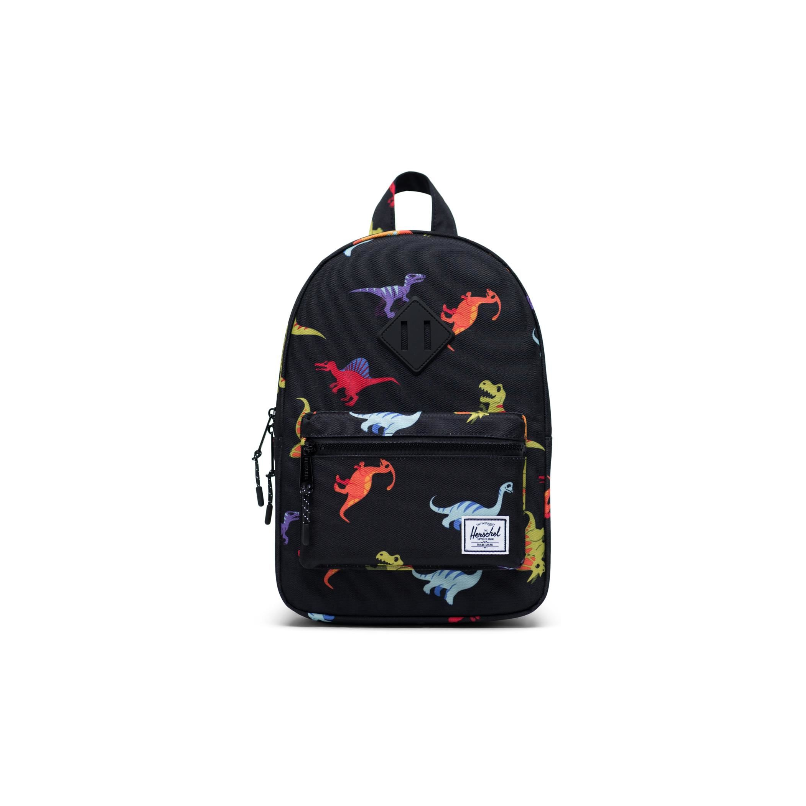 herschel backpack dinosaur Toddler Heritage zipped closures with Prusik cord pulls Herschel Heritage Kids Backpack Deals