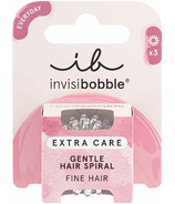 invisibobble Extra Care Hair Spirals Crystal Clear