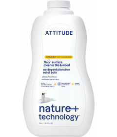 ATTITUDE Nature+ Floor Surfaces Tiles & Wood Cleaner Citrus Zest