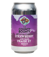 The County Bounty Artisanal Soda Co. Soda Fraise Basilic