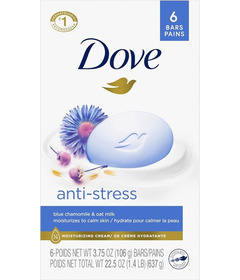 Dove Soap Bar Anti Stress Blue Chamomile & Oat Milk Beauty Bar