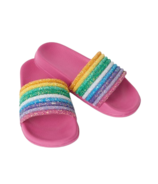Hatley Girl's Slide On Sandals Rainbow