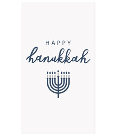 Harman Printed Guest Napkins Happy Hannukah 
