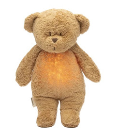 Moonie Organic Humming Bear with Lamp Cappuccino
