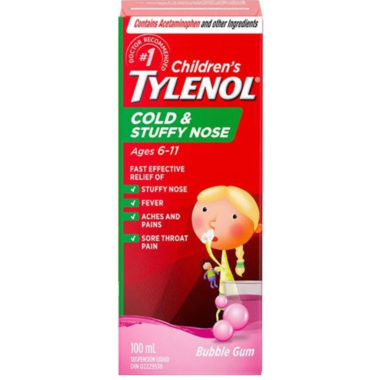 Buy Children S Tylenol Cold Stuffy Nose Suspension Liquid At Well Ca Free Shipping 35 In Canada