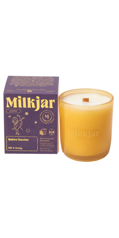 Buy Milk Jar Candle Co. Wooden Wick Candle Before Sunrise at Well.ca ...