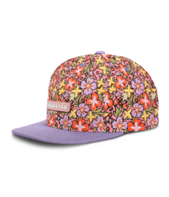 Casquette Snapback Headster pour enfants, motif rétro Bloom Peaches