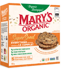 image of Mary's Organic Everything Super Seed Crackers with sku:127188