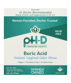 image of pH-D Feminine Health Boric Acid Instant Vaginal Odor Rinse with sku:328916