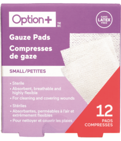 Option+ Gauze Pads Small