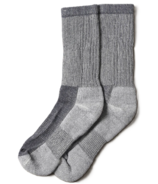 Chaussettes de randonnée en montagne en laine mérinos Muttonhead Gris