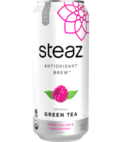 Steaz Iced Teaz Zero Calorie Iced Tea Raspberry 