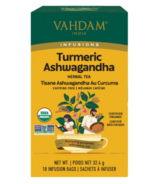 Vahdam Herbal Tea Turmeric Ashwagandha