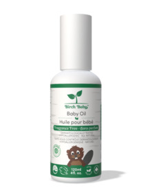 image of Birch Babe Baby Oil Fragrance Free with sku:306545