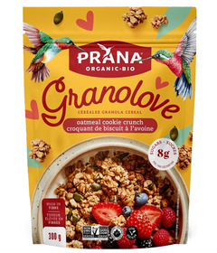 PRANA Granolove Granola Cereals Oatmeal Cookie Crunch