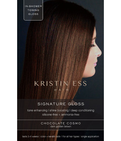 Kristin Ess Hair Signature Hair Gloss Chocolate Cosmo - Dark Golden Brown