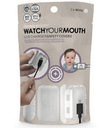 Geddy's Mom Watch Your Mouth USB Charger Safety Cover Pack White