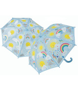 Floss & Rock Parapluie à couleurs changeantes Soleil & Nuages