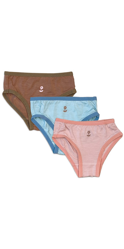 Silkberry Girls Bikini Brief 3pk - Lavender