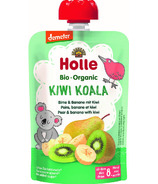 Holle Organic Pouch Kiwi Koala Pear & Banane avec kiwi