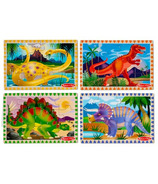 Melissa & Doug Dinosaur Jigsaw Puzzles in a Box