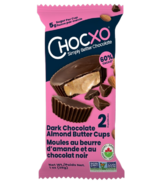 ChocXO Dark Chocolate Almond Butter Cups 