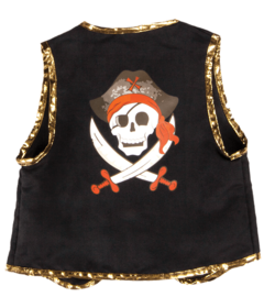 Great Pretenders Pirate Vest with Black Eye Patch