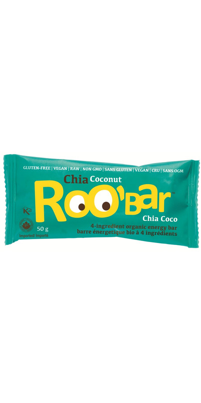 Buy Roobar Chia & Coconut Organic Energy Bar at Well.ca | Free Shipping ...