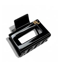 HoneyLux Ecofriendly Acetate Midi Claw Clip Black