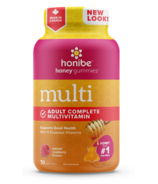 Honibe Honey Gummies Multi Adult Complete Multivitamin Raspberry