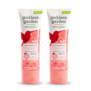 Goddess Garden SPF 50 Baby Sunscreen Value Bundle Goddess Garden SPF 50 Baby Sunscreen Value Bundle