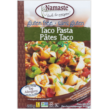 Namaste Foods Taco Pasta Dish Namaste Foods Taco Pasta Dish