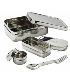 DALCINI Lunch For One Container Silver