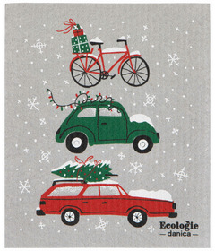 Ecologie By Danica Swedish Dishcloth Holiday Traffic