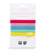 Kooshoo Liens pour cheveux sans plastique Arc-en-ciel