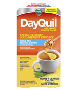 Vicks DayQuil Hot Remedy Cold Flu & Congestion Powder Packs Honey Lemon