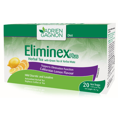 Adrien Gagnon Eliminex Plus Herbal Tea Californian Lemon Flavour Adrien Gagnon Eliminex Plus Herbal Tea Californian Lemon Flavour