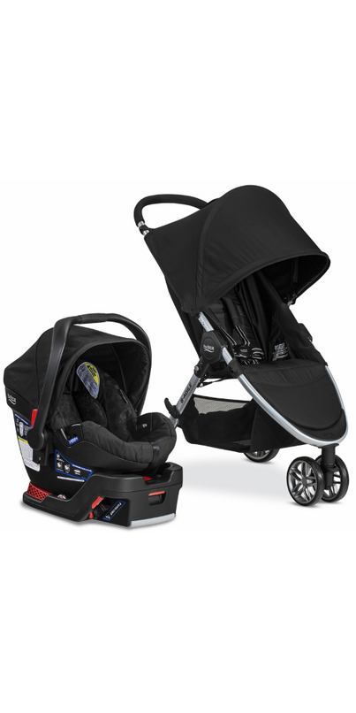 Britax b 2024 agile travel system