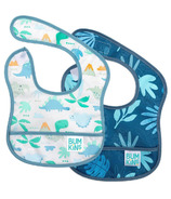 Bumkins Starter Bib Pack Dinosaurs + Blue Tropic