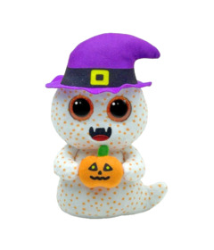 image of Ty Beanie Boo Flicker Ghost with Hat with sku:337366