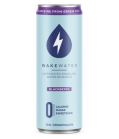 WakeWater Caffeinated Sparkling Water Blackberry