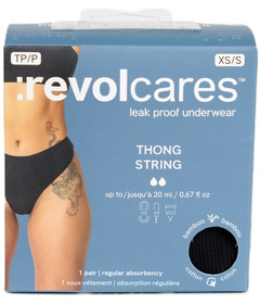 Revol Cares Period Thong Black
