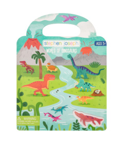 image of Stephen Joseph Reusable Sticker Books  Dino with sku:330874